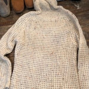 Multi colored fleck turtleneck